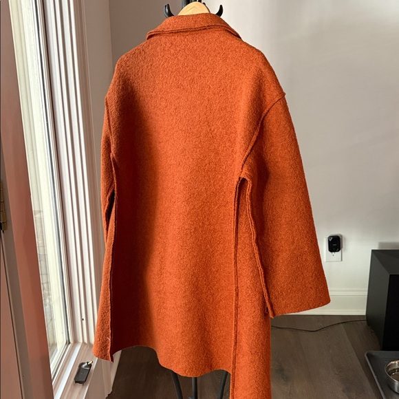 Moon River Wool Blend Pea Coat Oversized Small ( fits a Medium too) - Picture 4 of 5